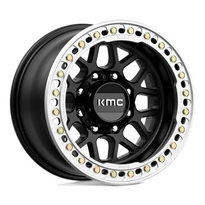 KMC | KM235 GRENADE CRAWL BEADLOCK | 17.0x9.00 | 8X165.1 | -38 | SATIN BLACK
