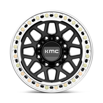 KMC | KM235 GRENADE CRAWL BEADLOCK | 17.0x9.00 | 8X165.1 | -38 | SATIN BLACK