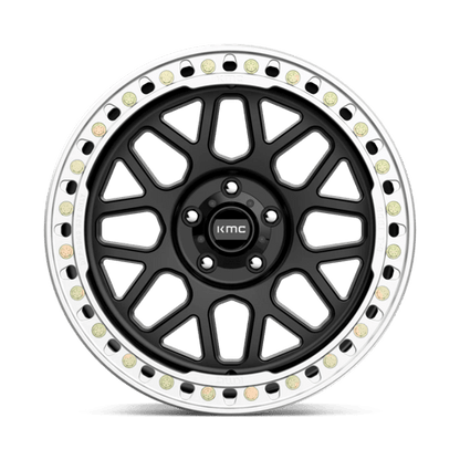 KMC | KM235 GRENADE CRAWL BEADLOCK | 20.0x10.00 | 5X127 | -48 | SATIN BLACK