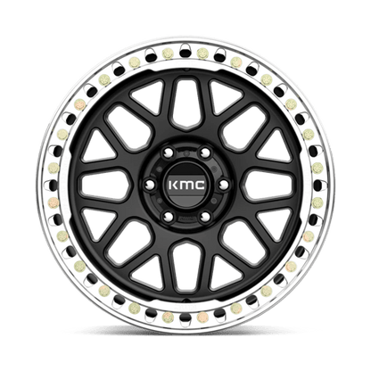 KMC | KM235 GRENADE CRAWL BEADLOCK | 20.0x10.00 | 6X139.7 | -48 | SATIN BLACK
