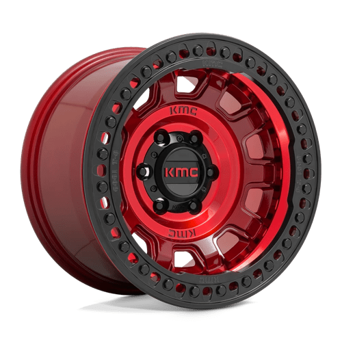 KMC | KM236 TANK BEADLOCK | 17.0x9.00 | 8X170 | -38 | CANDY RED