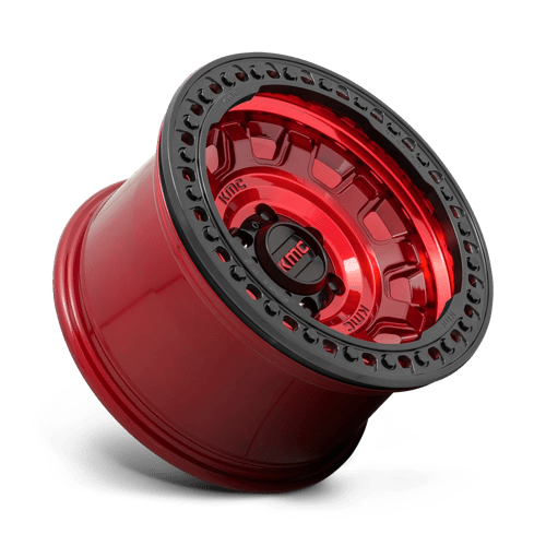 KMC | KM236 TANK BEADLOCK | 17.0x9.00 | 6X139.7 | -38 | CANDY RED