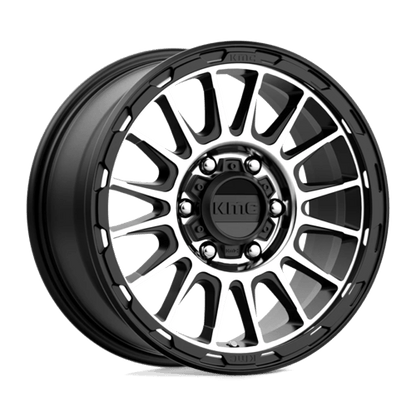 KMC | KM542 IMPACT | 16.0x8.00 | 6X139.7 | 0 | SATIN BLACK MACHINED