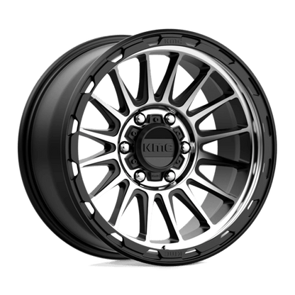 KMC | KM542 IMPACT | 18.0x9.00 | 6X139.7 | 0 | SATIN BLACK MACHINED