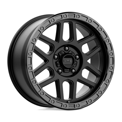 KMC | KM544 MESA | 17.0x9.00 | 5X127 | 18 | SATIN BLACK W/ GLOSS BLACK LIP