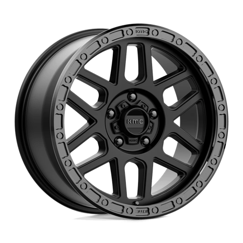 KMC | KM544 MESA | 18.0x9.00 | 5X150 | 25 | SATIN BLACK W/ GLOSS BLACK LIP