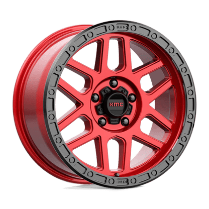 KMC | KM544 MESA | 18.0x9.00 | 5X150 | 25 | CANDY RED W/ BLACK LIP