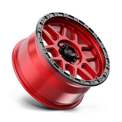 KMC | KM544 MESA | 18.0x9.00 | 5X150 | 25 | CANDY RED W/ BLACK LIP