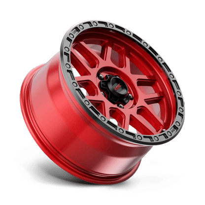 KMC | KM544 MESA | 18.0x9.00 | 5X150 | 25 | CANDY RED W/ BLACK LIP