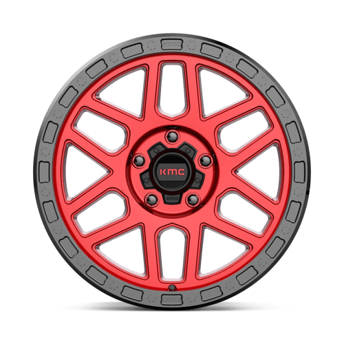 KMC | KM544 MESA | 18.0x9.00 | 5X150 | 25 | CANDY RED W/ BLACK LIP