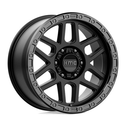 KMC | KM544 MESA | 17.0x9.00 | 6X139.7 | 18 | SATIN BLACK W/ GLOSS BLACK LIP