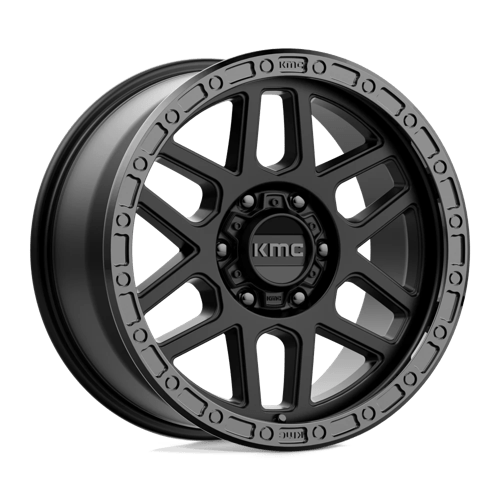 KMC | KM544 MESA | 17.0x9.00 | 6X114.3 | 18 | SATIN BLACK W/ GLOSS BLACK LIP