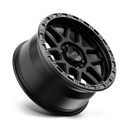 KMC | KM544 MESA | 18.0x9.00 | 6X139.7 | 18 | SATIN BLACK W/ GLOSS BLACK LIP