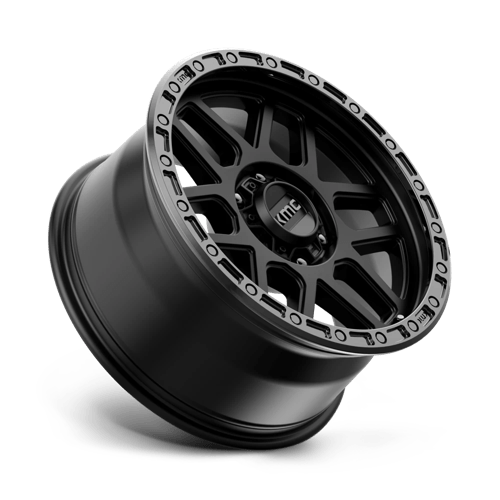 KMC | KM544 MESA | 17.0x9.00 | 6X114.3 | 18 | SATIN BLACK W/ GLOSS BLACK LIP