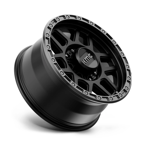 KMC | KM544 MESA | 17.0x9.00 | 8X170 | 18 | SATIN BLACK W/ GLOSS BLACK LIP