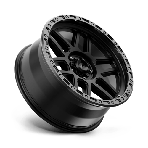 KMC | KM544 MESA | 17.0x8.50 | 5X120 | 0 | SATIN BLACK W/ GLOSS BLACK LIP