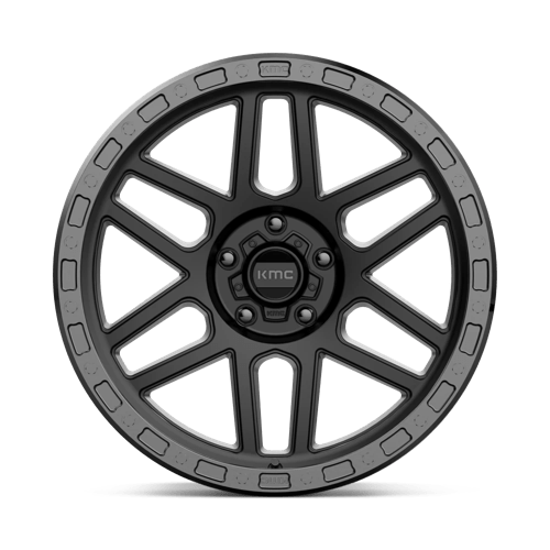 KMC | KM544 MESA | 17.0x8.50 | 5X127 | 0 | SATIN BLACK W/ GLOSS BLACK LIP