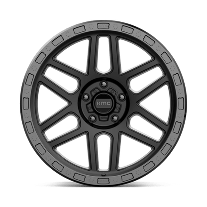 KMC | KM544 MESA | 17.0x8.50 | 5X127 | 0 | SATIN BLACK W/ GLOSS BLACK LIP