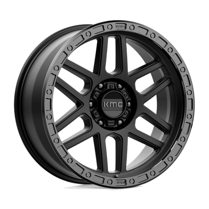 KMC | KM544 MESA | 17.0x8.50 | 6X135 | 0 | SATIN BLACK W/ GLOSS BLACK LIP