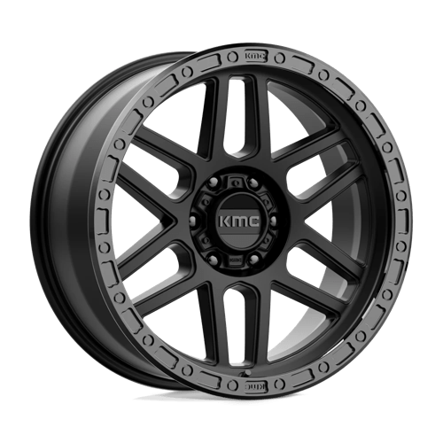KMC | KM544 MESA | 20.0x9.00 | 6X139.7 | 0 | SATIN BLACK W/ GLOSS BLACK LIP