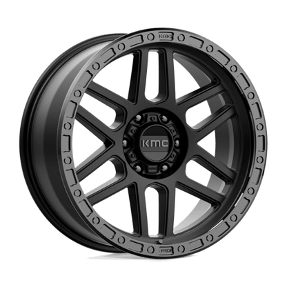 KMC | KM544 MESA | 20.0x9.00 | 6X139.7 | 0 | SATIN BLACK W/ GLOSS BLACK LIP
