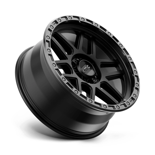 KMC | KM544 MESA | 17.0x8.50 | 6X139.7 | 0 | SATIN BLACK W/ GLOSS BLACK LIP