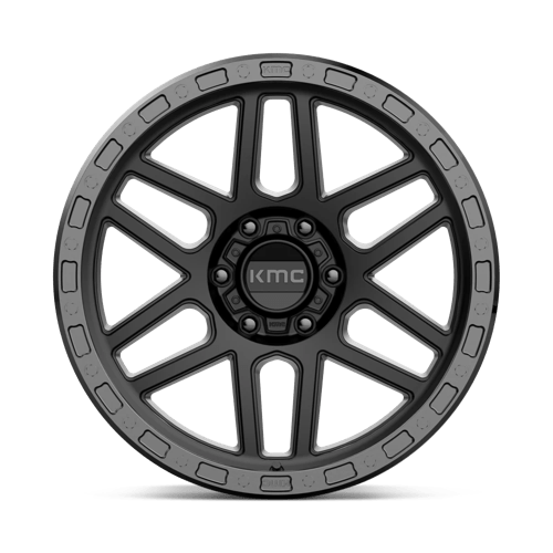 KMC | KM544 MESA | 17.0x8.50 | 6X114.3 | 0 | SATIN BLACK W/ GLOSS BLACK LIP