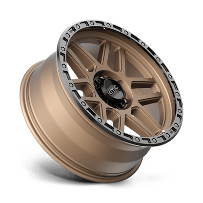 KMC | KM544 MESA | 17.0x9.00 | 6X139.7 | -12 | MATTE BRONZE W/ BLACK LIP