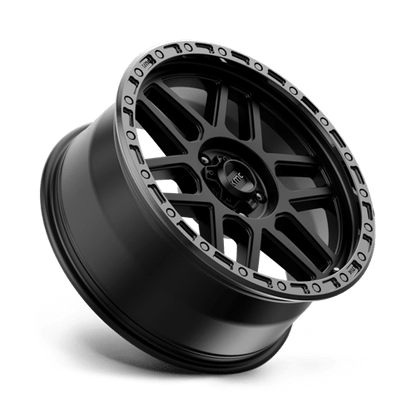 KMC | KM544 MESA | 17.0x9.00 | 5X127 | -12 | SATIN BLACK W/ GLOSS BLACK LIP