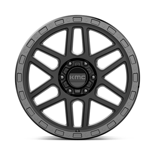 KMC | KM544 MESA | 17.0x9.00 | 6X139.7 | 18 | SATIN BLACK W/ GLOSS BLACK LIP