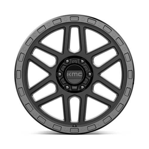 KMC | KM544 MESA | 17.0x9.00 | 6X139.7 | -12 | SATIN BLACK W/ GLOSS BLACK LIP