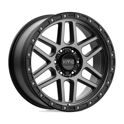 KMC | KM544 MESA | 17.0x9.00 | 6X114.3 | 18 | SATIN BLACK W/ GRAY TINT