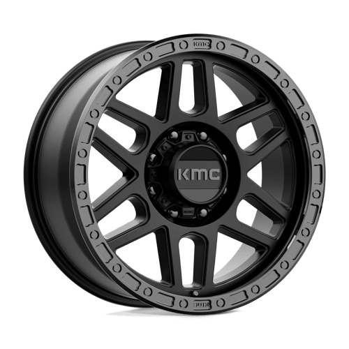 KMC | KM544 MESA | 20.0x9.00 | 8X165.1 | 18 | SATIN BLACK W/ GLOSS BLACK LIP