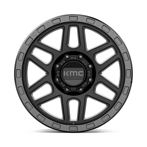 KMC | KM544 MESA | 20.0x9.00 | 8X165.1 | 18 | SATIN BLACK W/ GLOSS BLACK LIP