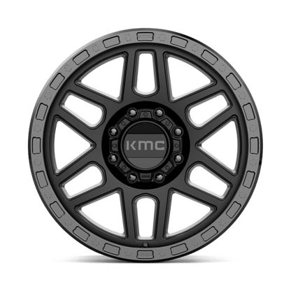KMC | KM544 MESA | 17.0x9.00 | 8X170 | 18 | SATIN BLACK W/ GLOSS BLACK LIP