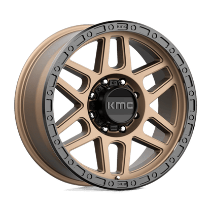KMC | KM544 MESA | 17.0x9.00 | 8X165.1 | 18 | MATTE BRONZE W/ BLACK LIP
