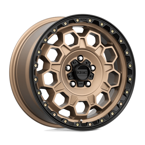 KMC | KM545 TREK | 17.0x8.00 | 5X114.3 | 35 | MATTE BRONZE W/ BLACK LIP