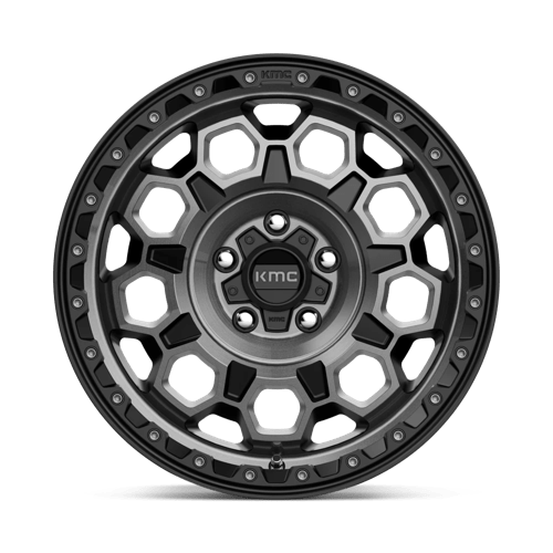 KMC | KM545 TREK | 17.0x8.00 | 5X114.3 | 35 | SATIN BLACK W/ GRAY TINT