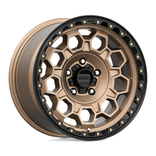 KMC | KM545 TREK | 17.0x9.00 | 5X127 | 0 | MATTE BRONZE W/ BLACK LIP