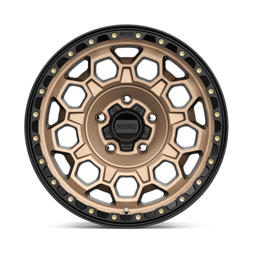 KMC | KM545 TREK | 17.0x9.00 | 5X127 | 0 | MATTE BRONZE W/ BLACK LIP