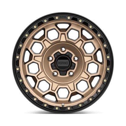 KMC | KM545 TREK | 17.0x9.00 | 5X127 | 0 | MATTE BRONZE W/ BLACK LIP