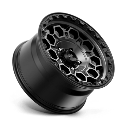KMC | KM545 TREK | 17.0x9.00 | 5X127 | 0 | SATIN BLACK W/ GRAY TINT