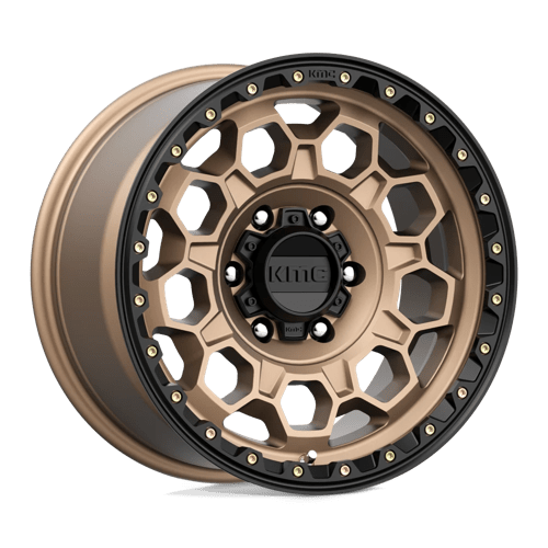 KMC | KM545 TREK | 17.0x9.00 | 6X139.7 | 0 | MATTE BRONZE W/ BLACK LIP