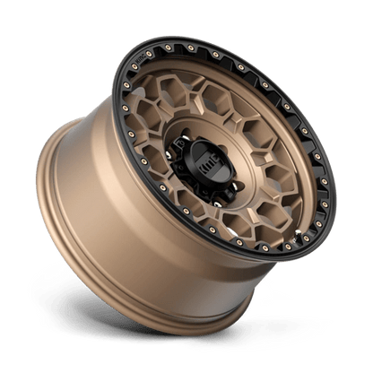 KMC | KM545 TREK | 17.0x9.00 | 6X139.7 | 0 | MATTE BRONZE W/ BLACK LIP