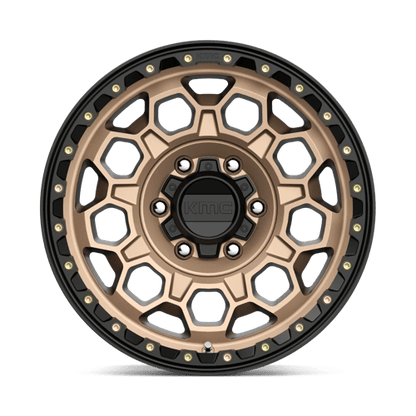KMC | KM545 TREK | 17.0x9.00 | 6X139.7 | 0 | MATTE BRONZE W/ BLACK LIP