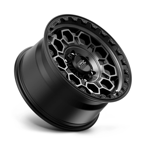 KMC | KM545 TREK | 17.0x9.00 | 6X139.7 | 0 | SATIN BLACK W/ GRAY TINT