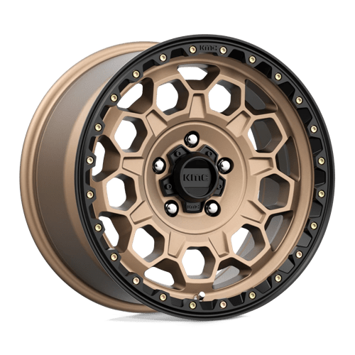 KMC | KM545 TREK | 17.0x9.00 | 5X127 | 18 | MATTE BRONZE W/ BLACK LIP