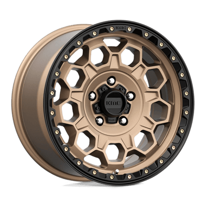 KMC | KM545 TREK | 17.0x9.00 | 5X127 | 18 | MATTE BRONZE W/ BLACK LIP