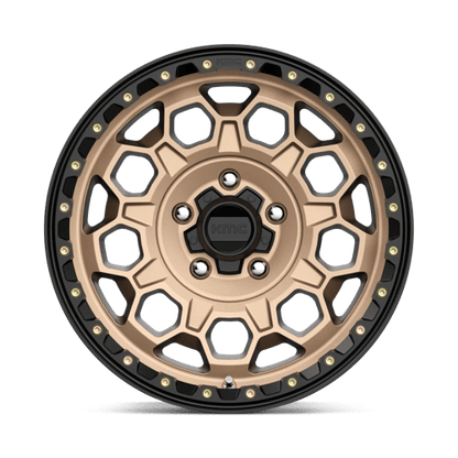 KMC | KM545 TREK | 17.0x9.00 | 5X127 | 18 | MATTE BRONZE W/ BLACK LIP
