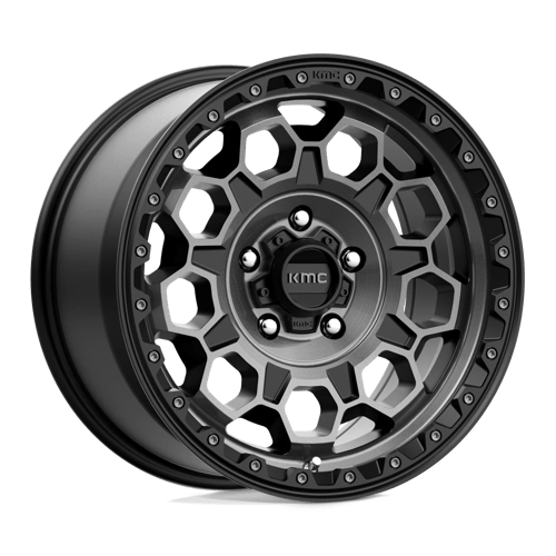 KMC | KM545 TREK | 17.0x9.00 | 5X127 | 18 | SATIN BLACK W/ GRAY TINT